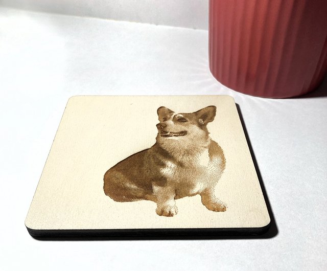 手作り木工クリエイティブキーホルダー/コースター カスタムレーザー 手作り木工クリエイティブキーホルダー/コースター カスタムレーザー