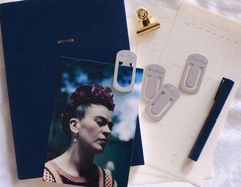 Life Planner Set (Midnight Blue) - ปฏิทิน - กระดาษ สีน้ำเงิน