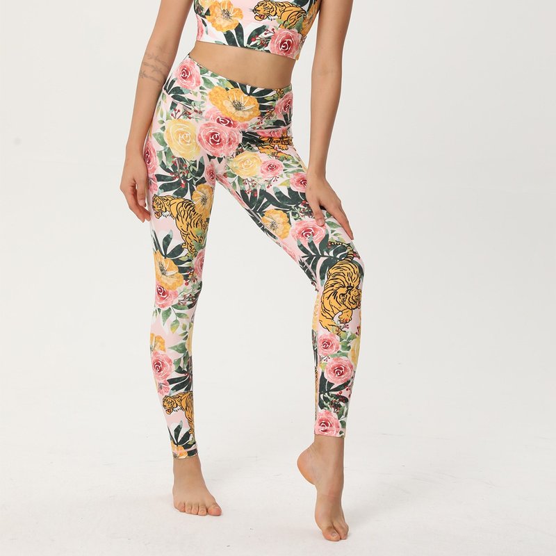 Tiger & Rose High-waisted Leggings - Women's Sportswear Bottoms - Eco-Friendly Materials Multicolor