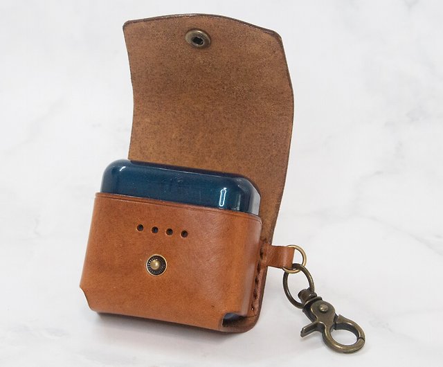 Engravable name AVIOT TE-D01d earphone charging box custom leather