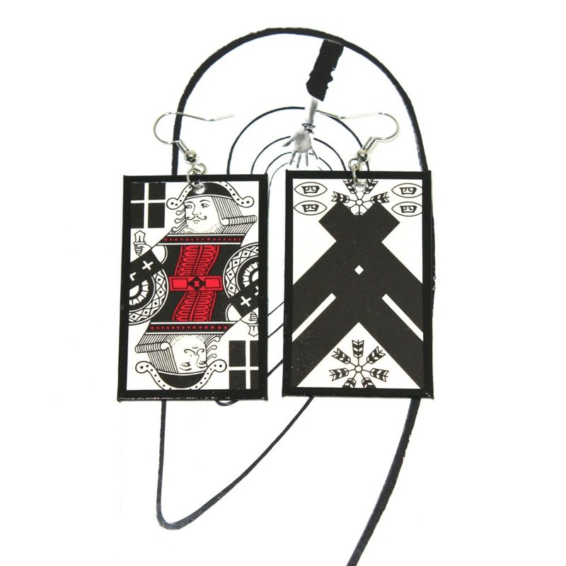 Kabufuda earring / 拾伍 - ต่างหู - กระดาษ 