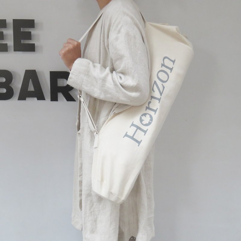 MIT pure cotton yoga mat girdle bag | Made in Taiwan | Yoga storage bag, dust bag - เสื่อโยคะ - ผ้าฝ้าย/ผ้าลินิน 
