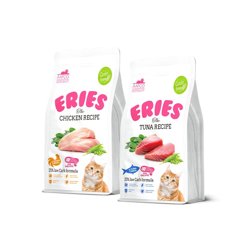 貓主食丨伊瑞思丨益生菌酵素無穀貓糧丨1kg丨2包組 - 貓罐頭/鮮食 - 其他材質 