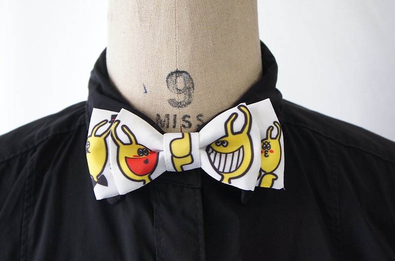 Bow tie / Tino-kun bow tie Tino. - Ties & Tie Clips - Polyester Yellow