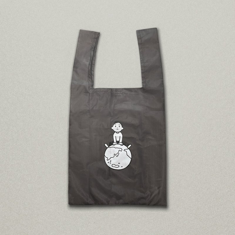 MO x Noritake Boy meets World Folded Bag - กระเป๋าถือ - ไนลอน 