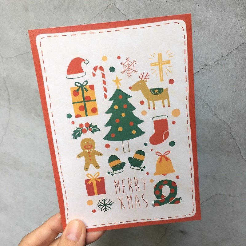 聖誕明信片-暖暖 - 卡片/明信片 - 紙 