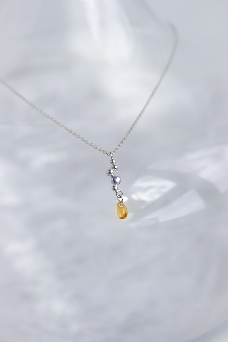 Rosee Crystal - Necklaces - Sterling Silver Yellow
