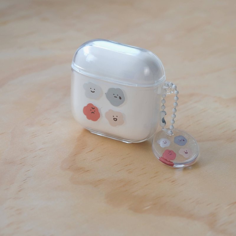 喜怒哀樂 Redmi Buds 3 藍牙耳機保護套 耳機殼 含吊飾 - AirPods/耳機保護套 - 塑膠 透明