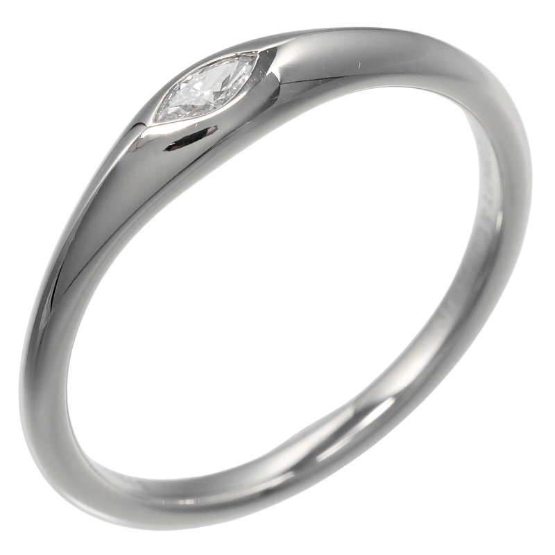 【日本直送】ティファニー リング マーキス バンド 16号 指輪 Pt950プラチナ ダイヤモンド 約4.18g TIFFANY&Co.【中古】Aランク - 戒指 - 貴金屬 銀色