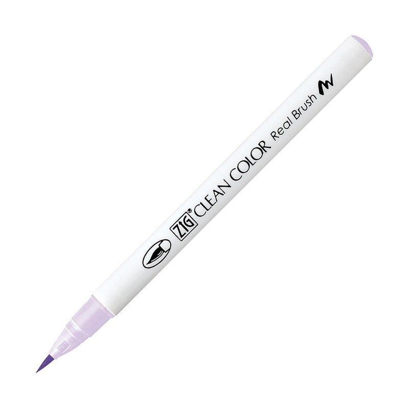 【Kuretake 日本吳竹】ZIG 彩繪毛筆 Pale Violet - 其他書寫用具 - 塑膠 紫色
