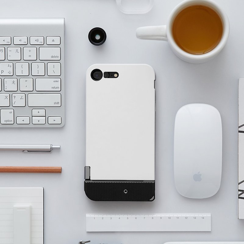 SNAP! 7系列手機殼 - 白色 適用於iPhone 7 Plus / 6 Plus / 6s Plus - 手機殼/手機套 - 塑膠 白色