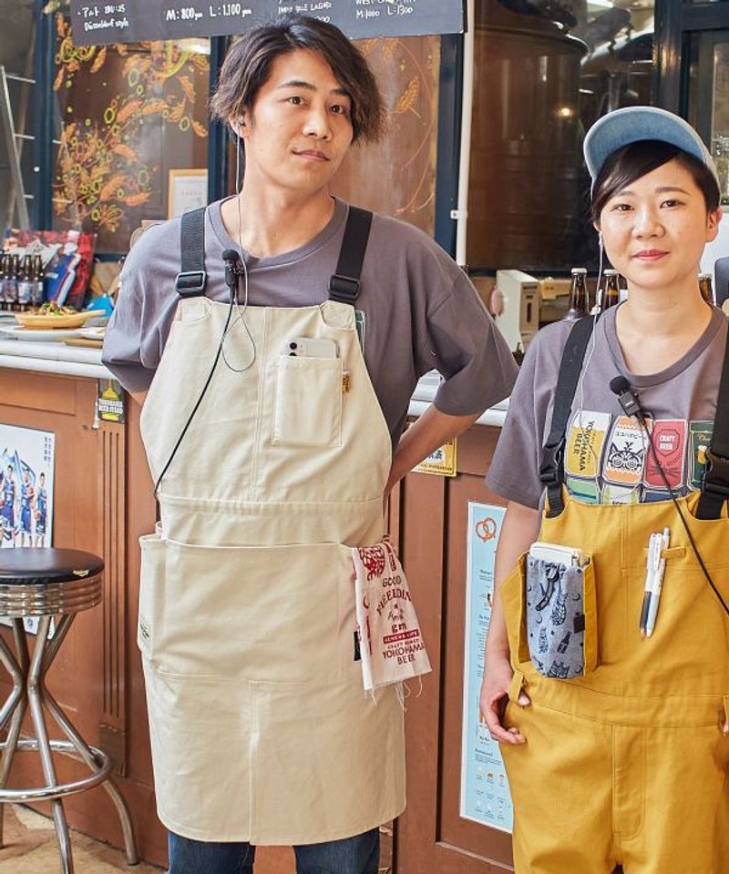 YOKOHAMA BEER x grn x Amina Apron - 其他 - 其他材質 