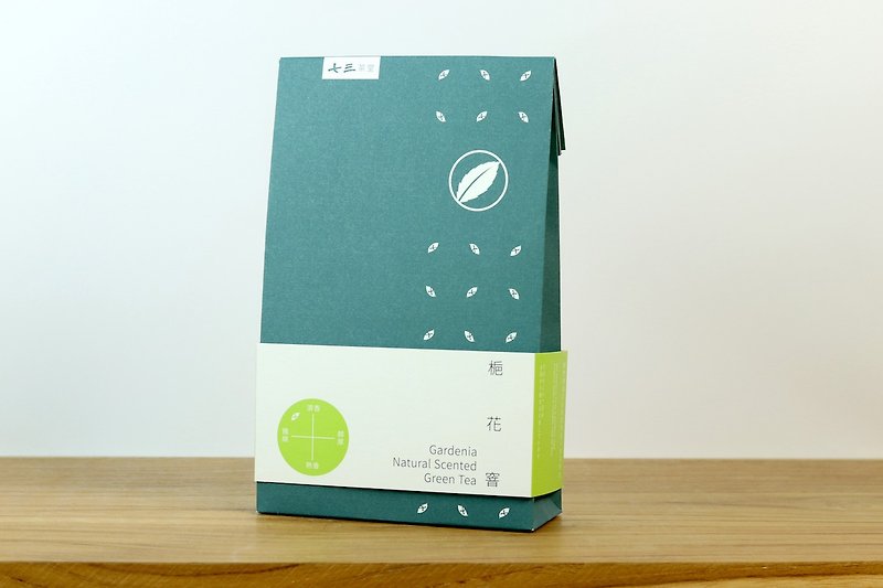 Gardenia Scented Green Tea-Family Pack (Loose Tea 150g) - ชา - กระดาษ สีน้ำเงิน
