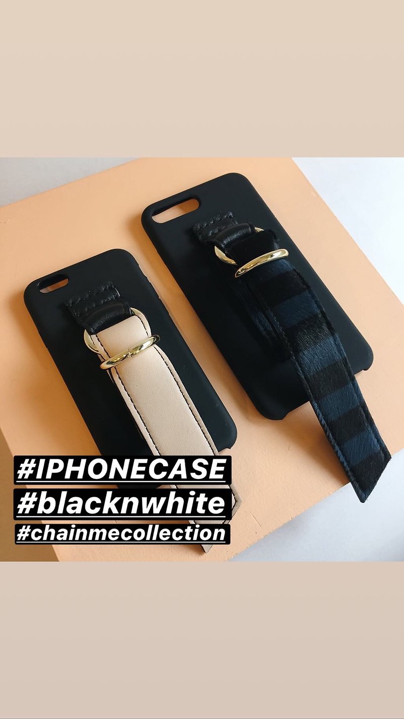 iPhone 11/11pro custom leather phone case - Phone Cases - Genuine Leather Black