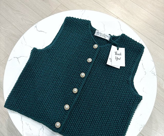 Cropped Sweater-Knit Vest