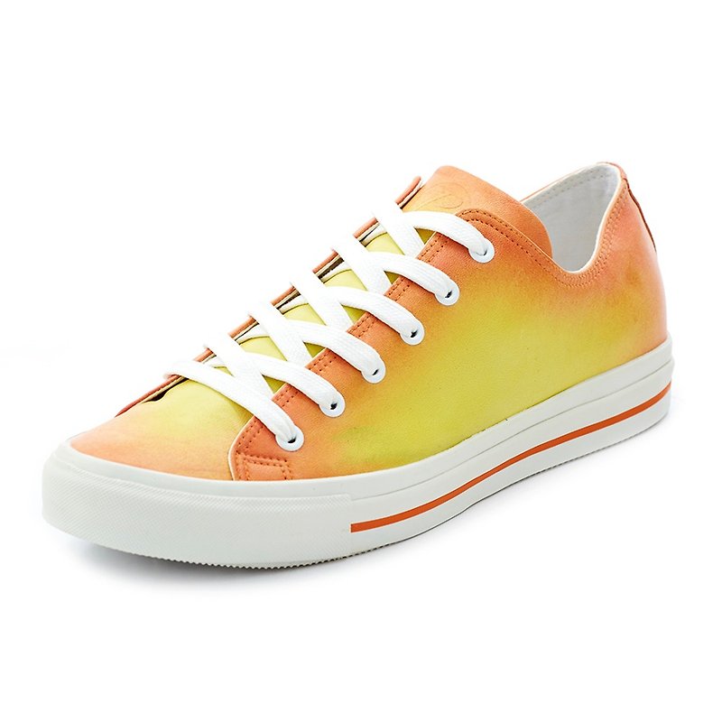 【PATINAS】NAPPA Sneakers – Maple - รองเท้าลำลองผู้ชาย - หนังแท้ สีเหลือง