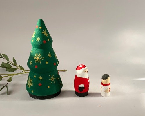 クリスマスツリー　マトリョーシカ　オーナメント　チェブラーシカ クリスマスツリー マトリョーシカ オーナメント チェブラーシカ