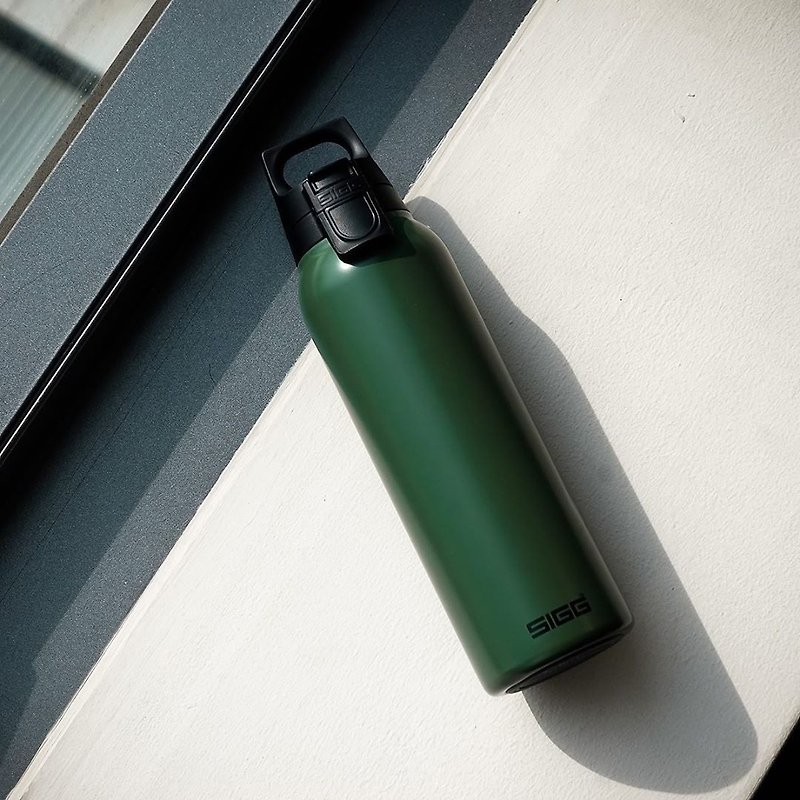 瑞士百年SIGG H&C彈蓋不鏽鋼保溫瓶 / 真空保溫瓶 500ml - 抹茶綠 - 保溫瓶/保溫杯 - 不鏽鋼 綠色