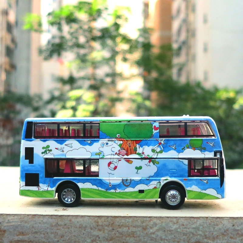 GoGreen [x]は大きな泥芸術バスモデルのおもちゃ - 知育玩具・ぬいぐるみ - その他の素材 