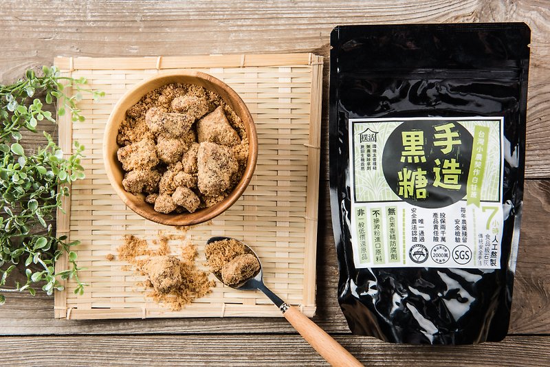 【樸活】柴燒手造原味黑糖150g - 蜂蜜/黑糖 - 新鮮食材 咖啡色