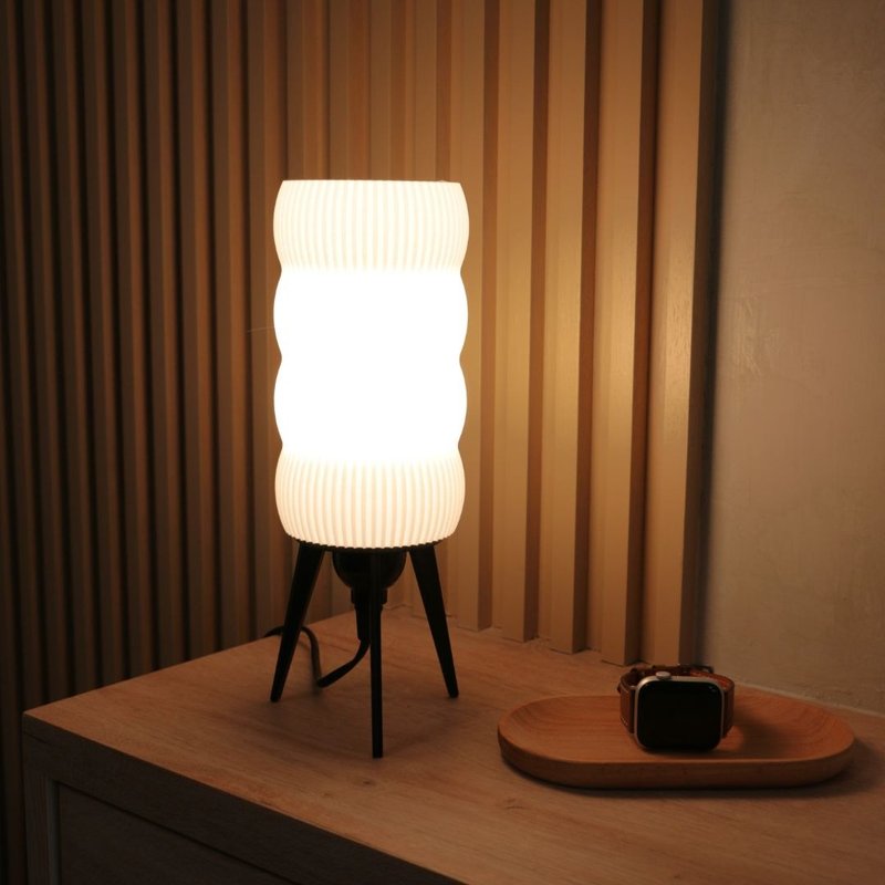 Customization | Luminous Melody Lamp - Table Lamp, Night Light, Lighting Fixtu - Lighting - Plastic White