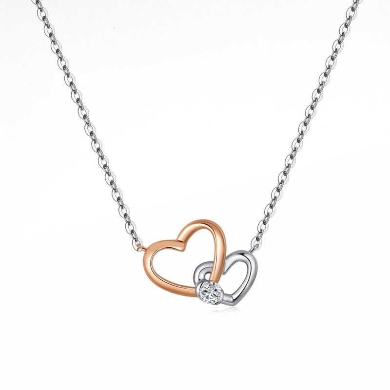 Diamond Pendant Necklaces for Female - สร้อยคอ - เพชร สีเงิน