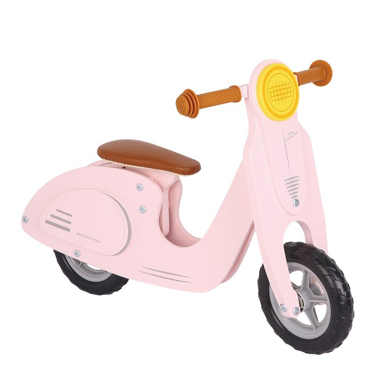 【荷蘭New Classic Toys】木製平衡滑步車/學步車 - 草莓牛奶 - 寶寶/兒童玩具/玩偶 - 木頭 