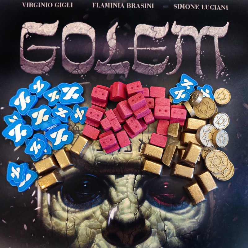 與 Golem 棋盤遊戲兼容的豪華資源代幣 - 桌遊/卡牌 - 其他材質 