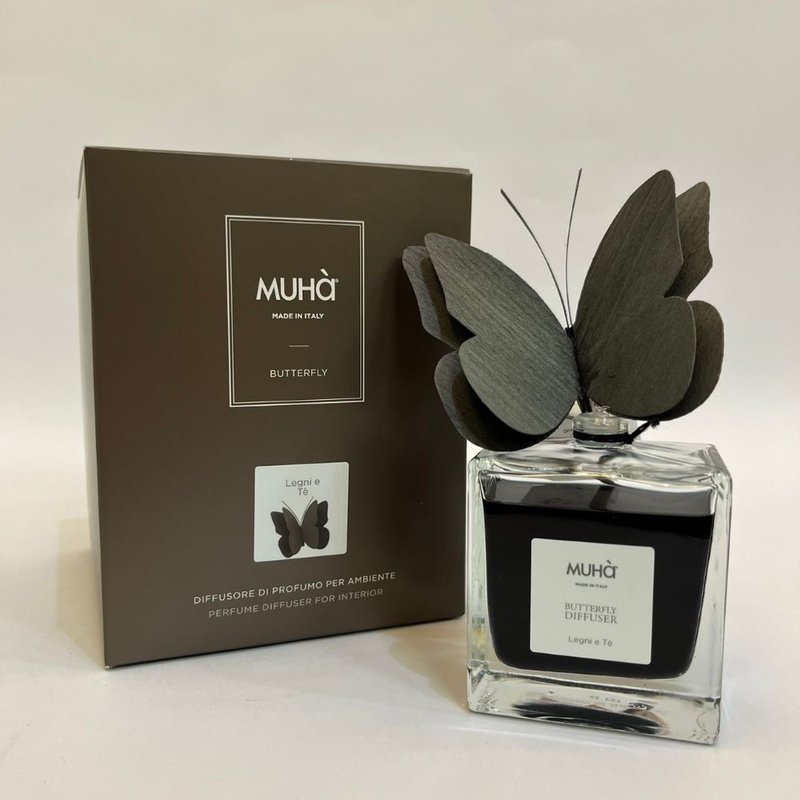 MUHà穆哈香氛 黑蝴蝶-木韻伯爵 100/180ml - 香氛/精油/擴香 - 精油 黑色