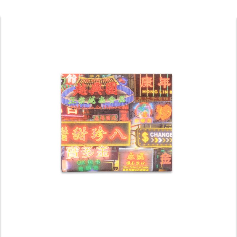 客製化禮物 MASKfolio S 口罩套Hong Kong - Neon Signs - 口罩/口罩收納套 - 紙 