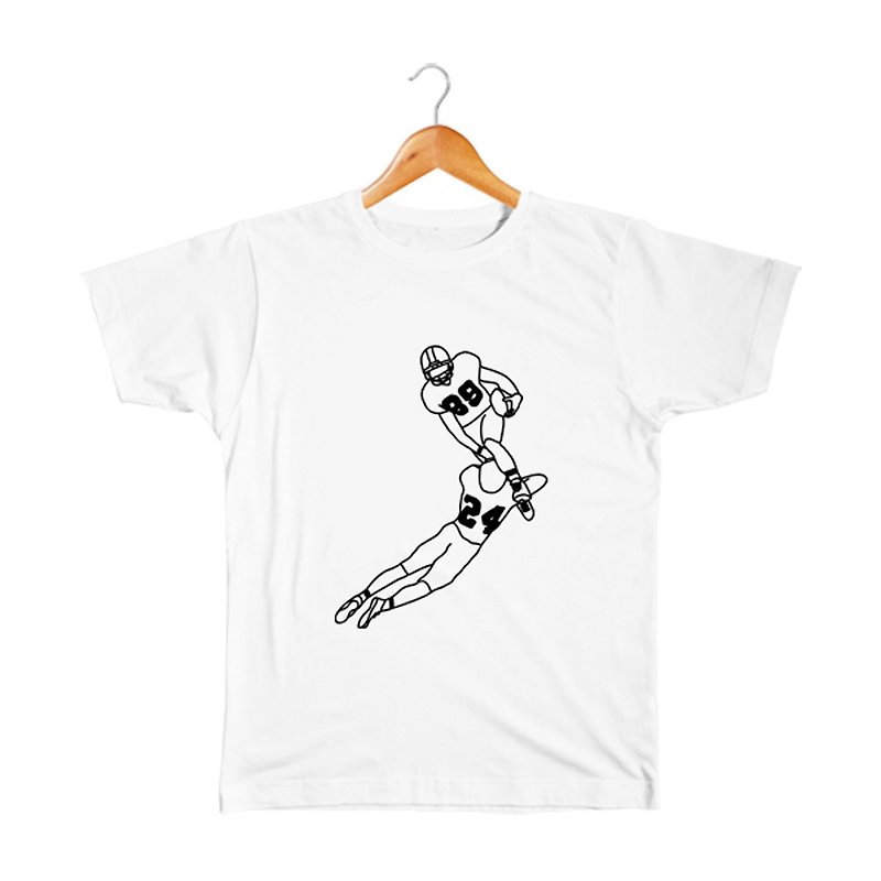 American football Kids T-shirt - Tops & T-Shirts - Cotton & Hemp White