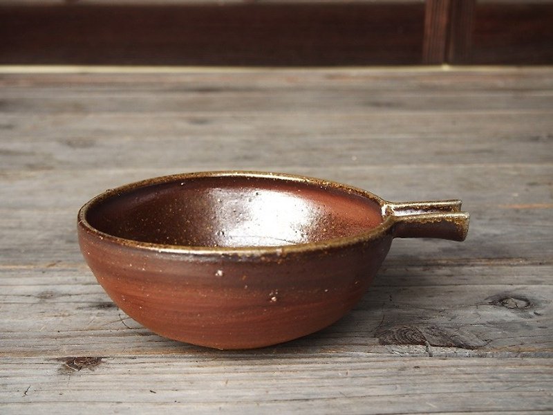 Bizen single mouth _kt-016 - Pottery & Ceramics - Pottery Brown