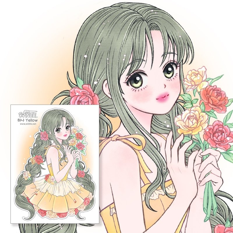 Hana stickers - 貼紙 - 紙 