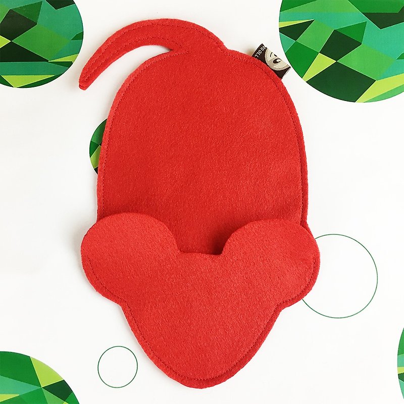 超大金マウスの赤い封筒バッグは30年前に限定されています - ご祝儀袋・ポチ袋 - ポリエステル レッド