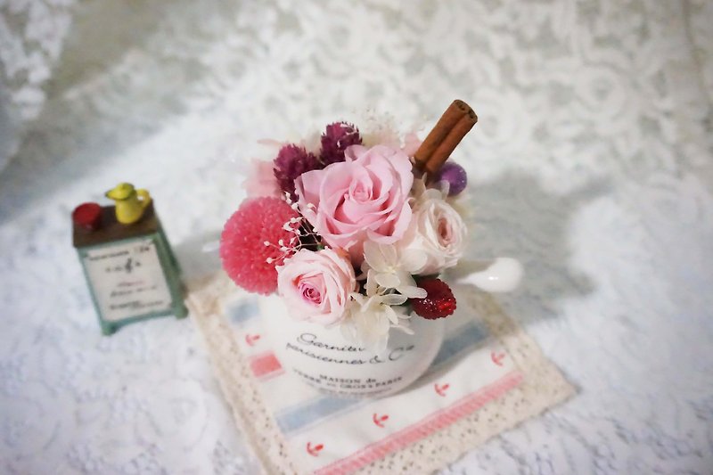 アマランス星の花-イチゴミルクセーキは*為替贈り物*バレンタインデー*結婚式*誕生日プレゼント - 観葉植物 - 寄せ植え・花 ピンク