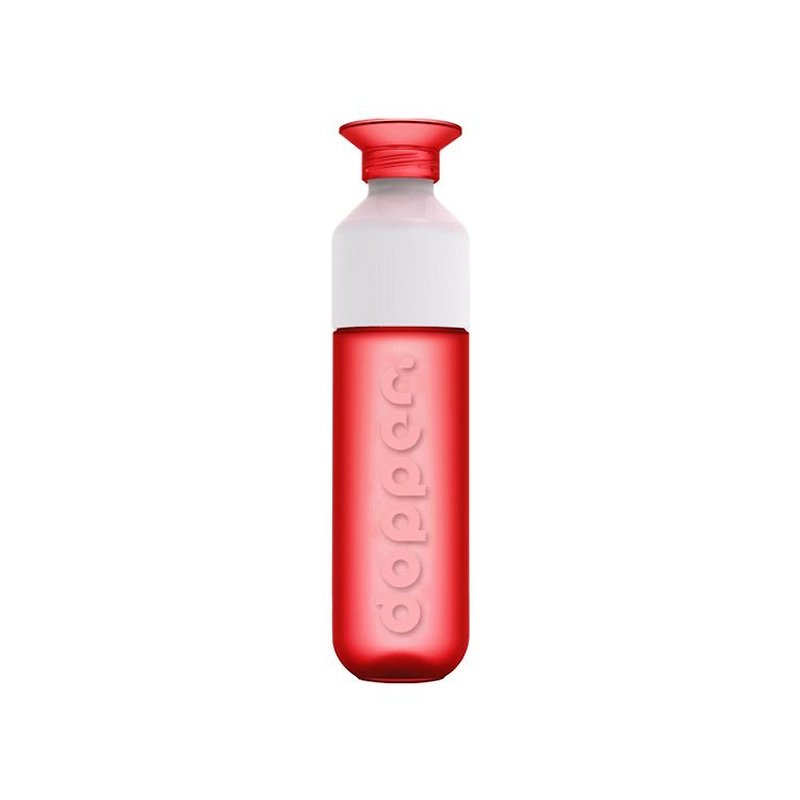 オランダのドッパー水ボトル450ml  - 熱 - 水筒・タンブラー・ピッチャー - プラスチック レッド