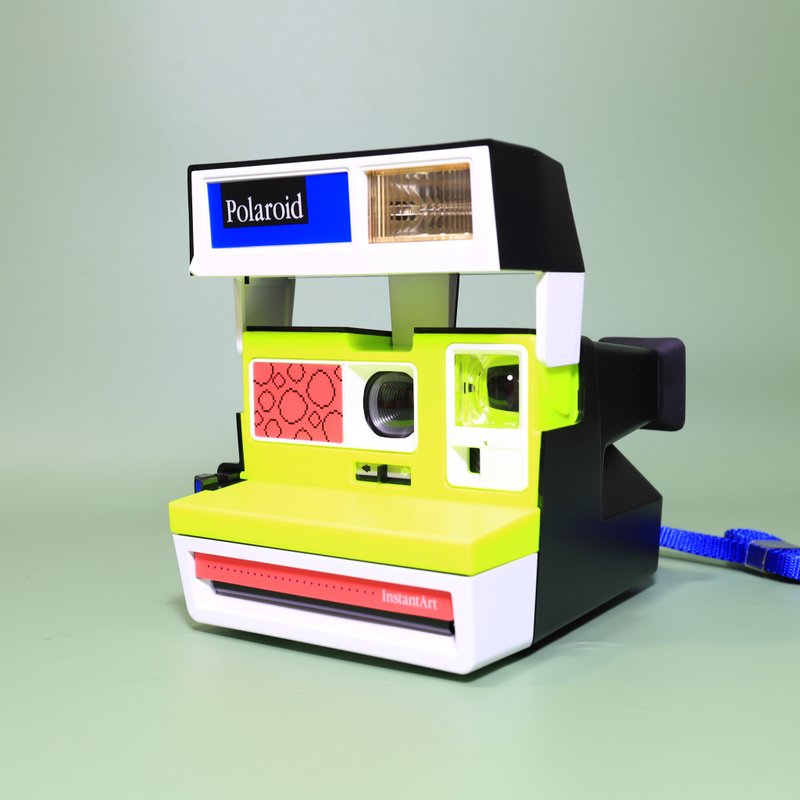 【Polaroid雜貨店】Polaroid 600 型 像素-泡泡 美洲限定 寶麗來 - 其他 - 塑膠 黃色