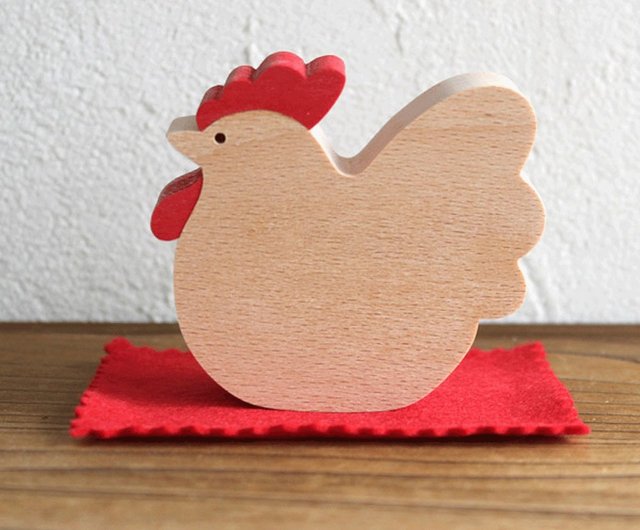 木のおもちゃ 置物 木のおもちゃ にわとり 鶏 とり 酉 鳥 誕生日 正月