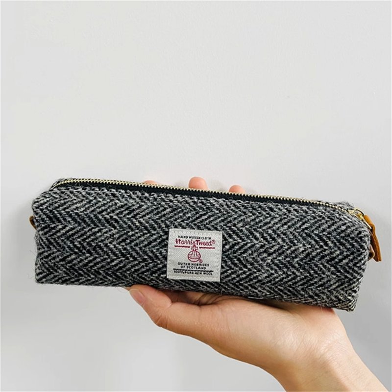 Harristweed粗花呢布藝筆袋哈裡斯原創手工收納大容量簡約文具袋 - 鉛筆盒/筆袋 - 羊毛 