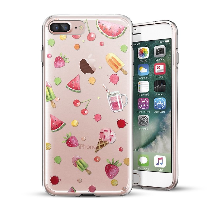 AppleWork iPhone 6/7/8 Plus 原創設計保護殼 - 冰淇淋 CHIP-067 - 手機殼/手機套 - 塑膠 多色