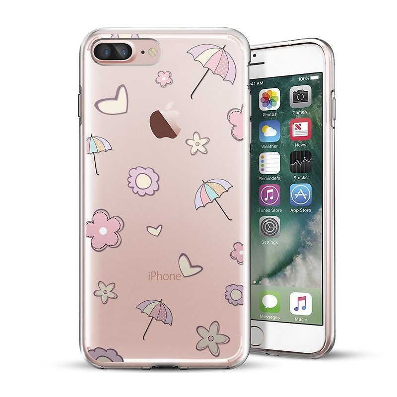 AppleWork iPhone 6 / 6S / 7/8 original design case - umbrella CHIP-068 - Phone Cases - Plastic Multicolor