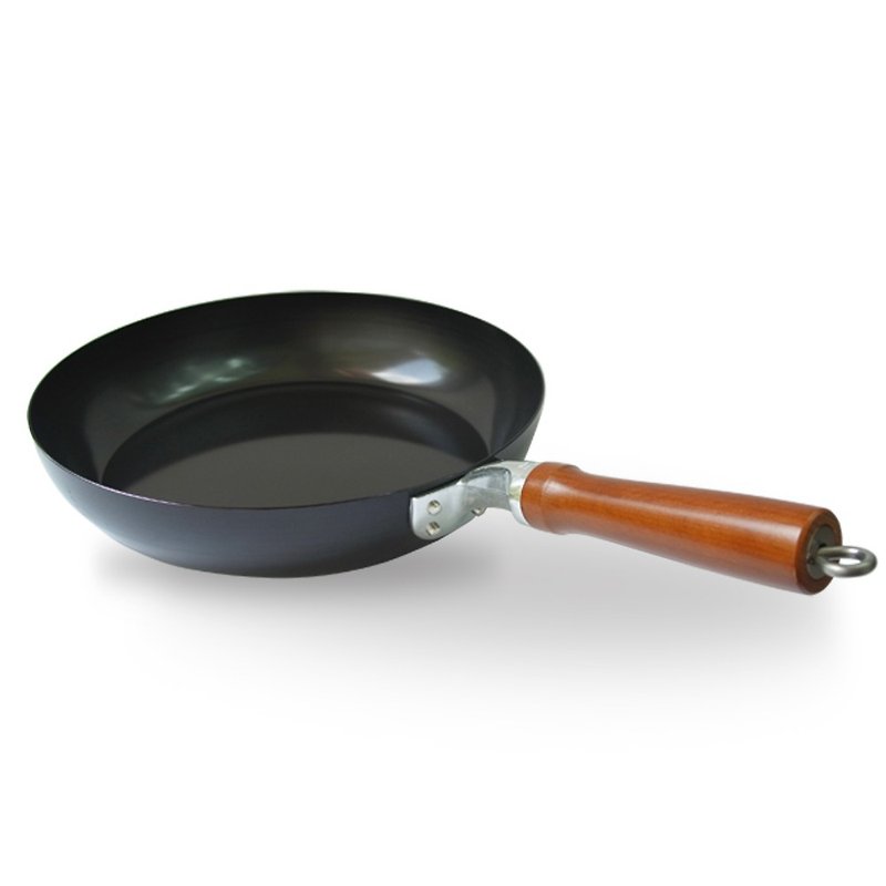 Iron pot series - one hand flat iron pan 27cm - Cookware - Other Metals 