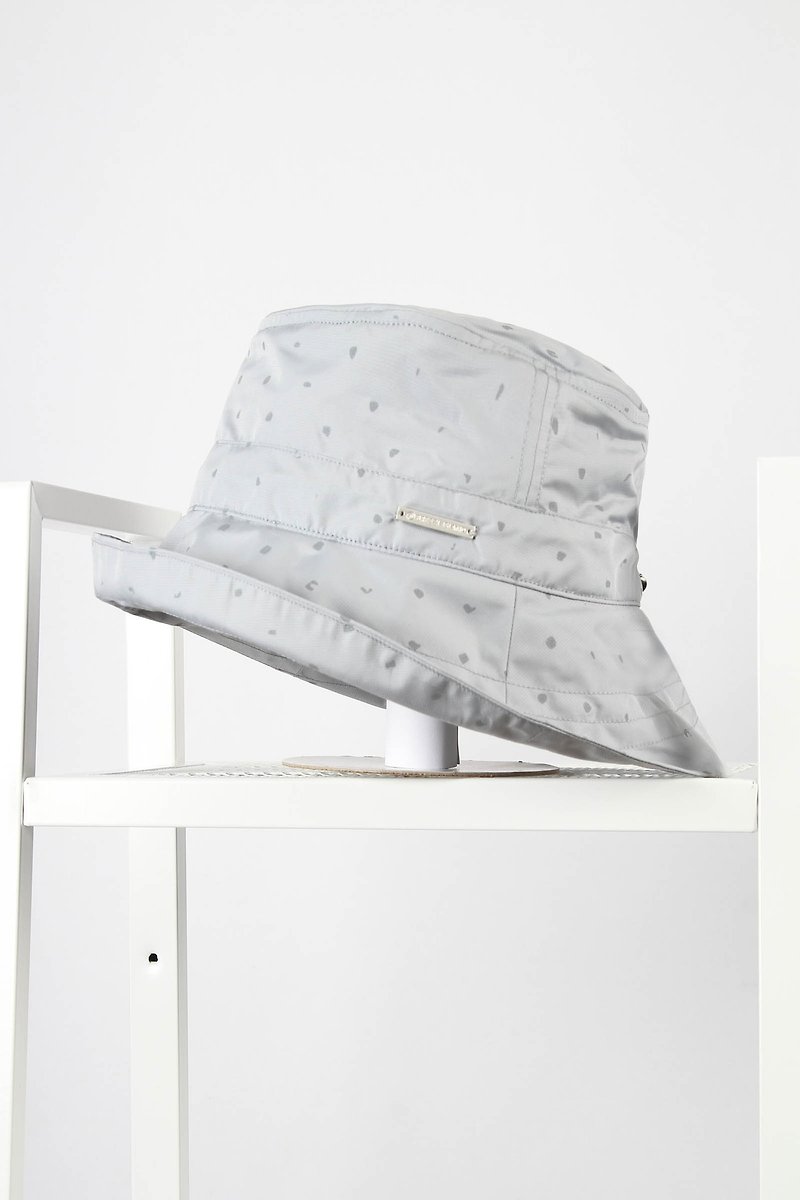 反光收納漁夫帽 - 帽子 - 聚酯纖維 白色
