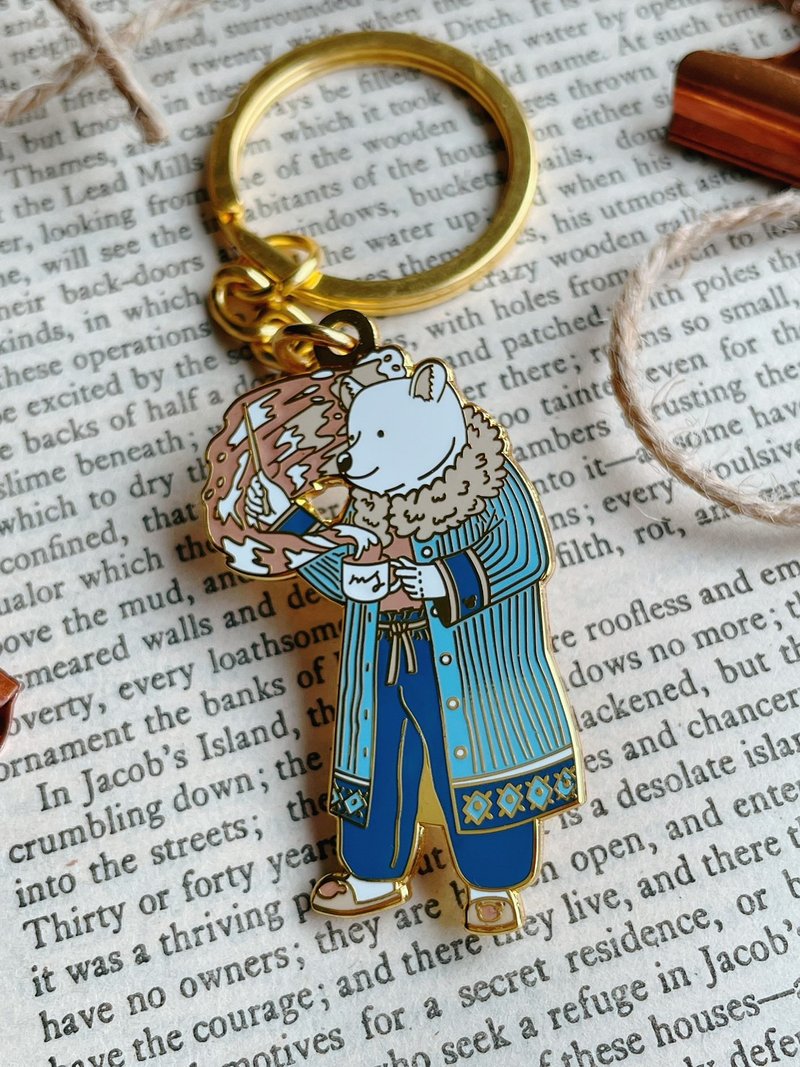 Fox Key Chain - ที่ห้อยกุญแจ - โลหะ หลากหลายสี