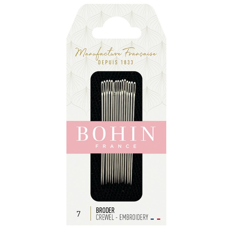 Bohin Hand Sewing Needles - Embroidery/Crewel - 7 - Knitting, Embroidery, Felted Wool & Sewing - Other Materials Silver