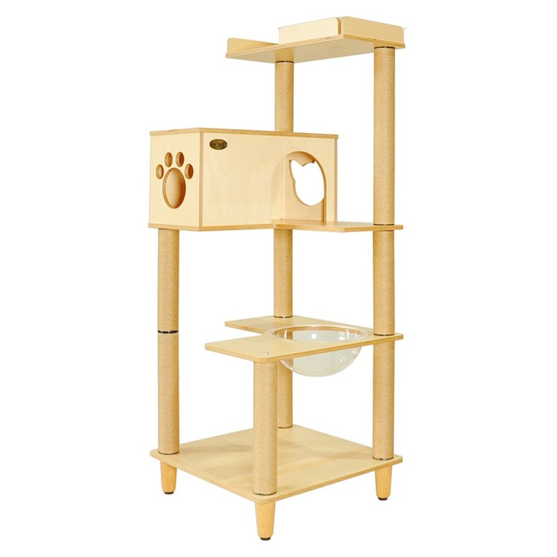 【MOMOCAT】R602 Explore Pinle Cat Jumping Platform - Scratchers & Cat Furniture - Wood 