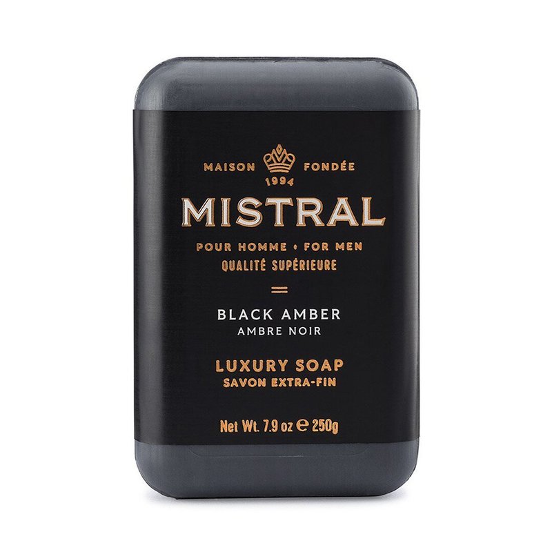Mistral - 黑琥珀 紳士香氛皂 / 香水皂 / 沐浴香皂 / 香水沐浴皂 - 肥皂/手工皂 - 其他材質 