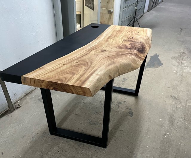 ウッドリバーテーブル リバーテーブル エポキシ樹脂 楠木 - テーブル ...
