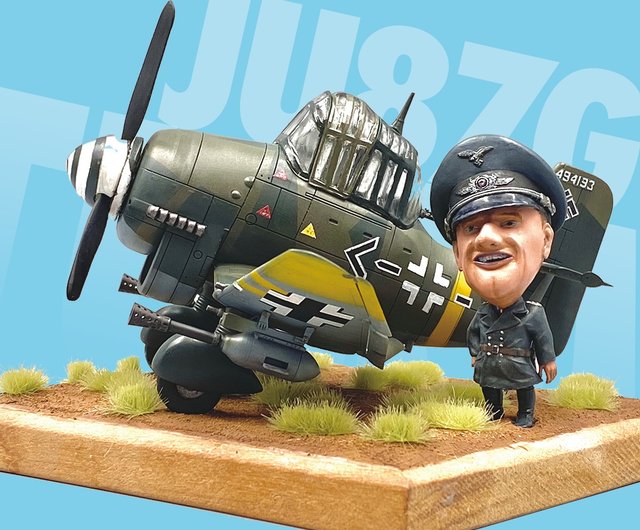 Q版 第二次世界大戦 ドイツ Ju 87 シュトゥーカ 急降下爆撃機 樹脂モデル組み立てキット - ショップ Dong Model Studio  その他 - Pinkoi
