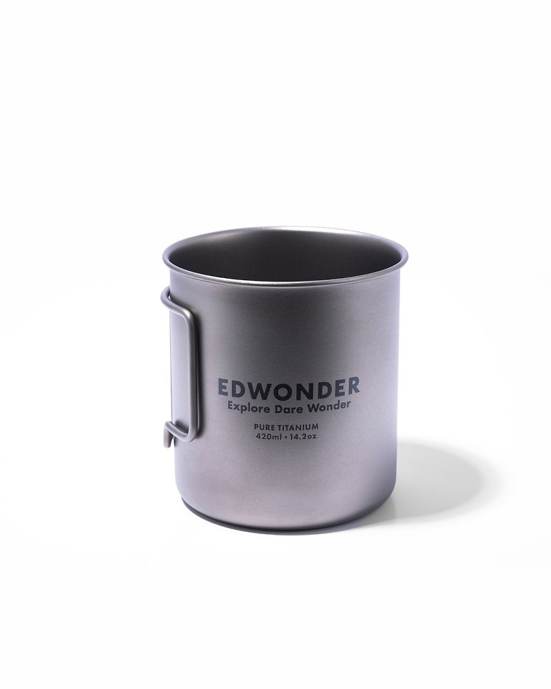 Other Metals Cups Gray - EdWonder Pure Titanium Cup